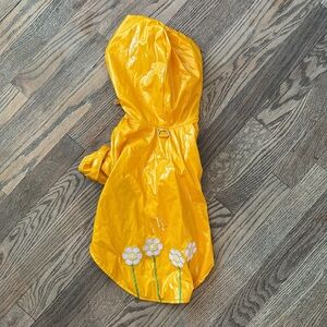 Klippo Dog Rain Jacket w/ Daisies Sz XL (for small dogs)